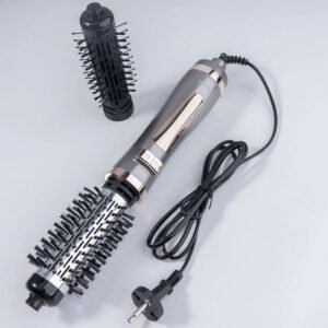 فرشاة تصفيف دوارة و مجفف الشعر من gemei